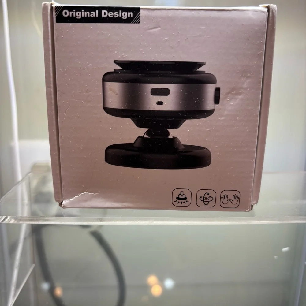 Electric Vacuum Magnetic Suction Phone Mount Black and Silver